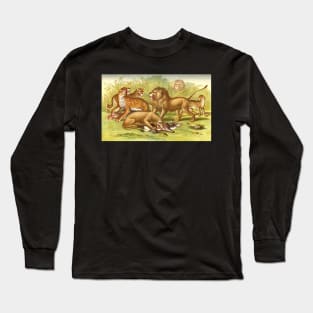 Big Cat types Circa 1874 Long Sleeve T-Shirt